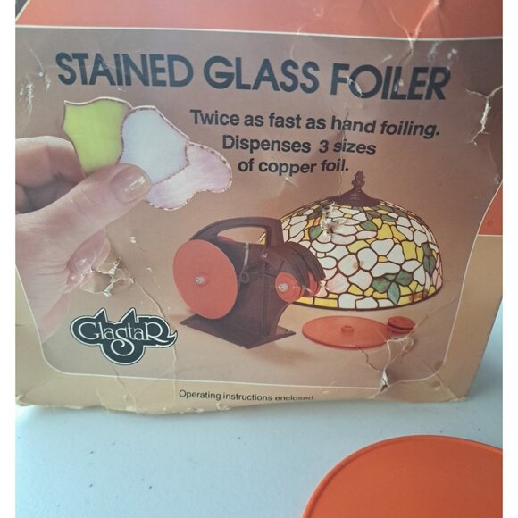 VTG GLASTAR Double Stained Glass Foiling Machine Foiler Art Crafts Tool - Picture 2 of 11